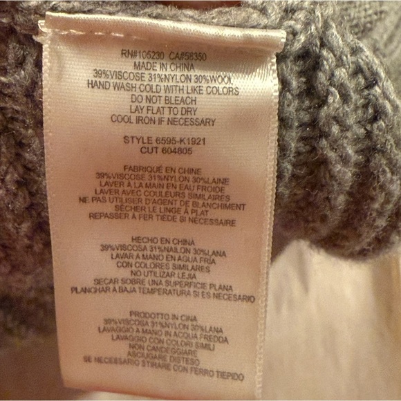 Soft Joie Ribbed Open-Front Cardigan – Gray, XS (NWOT) - Picture 4 of 5